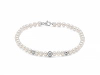 Bracciale Miluna Donna BRACC. PERLE BOULE E FANTASIA in Oro Perla PBR3473